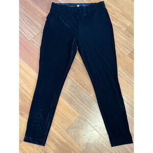 LOFT Ann Taylor Black Velvet Pants